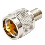 RF connector PL259 UHF male for cable under F nut