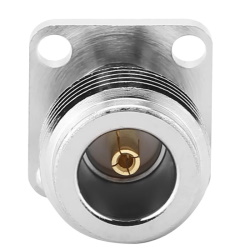 RF connector N female on housing flange 17.5*17.5mm