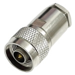 RF connector N male на кабель RG6