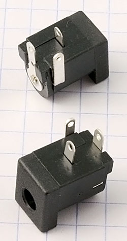 Роз'єм DC Power Jack PJ002B (4.8mm*2.00mm center pin)