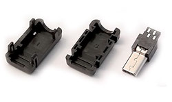 Вилка USB-MINI-8m в корпусі 8pin на кабель