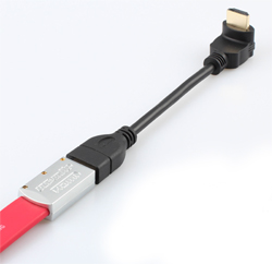 Кабель 1.4 HDMI cable HD TV 90 degree adapter