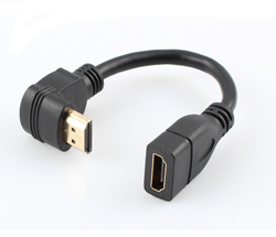 Кабель 1.4 HDMI cable HD TV 90 degree adapter