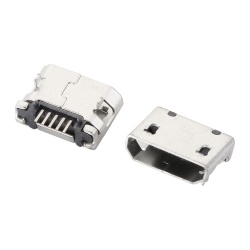 Гніздо Micro USB MK5B 5pin 5,9мм без спідниці V1