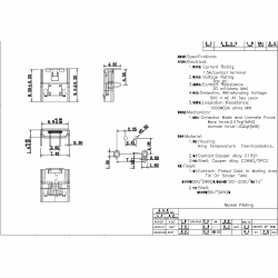 Гніздо Micro USB B 2pin в плату горизонтальне без спідниці