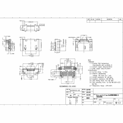 Гніздо Micro USB MK5B 5pin 5,9мм без спідниці V3