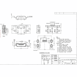 Гніздо Micro USB B 5pin SMT 9,7мм без спідниці