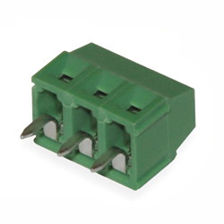 XK screw terminal block128-5.0-03P (steel) Green