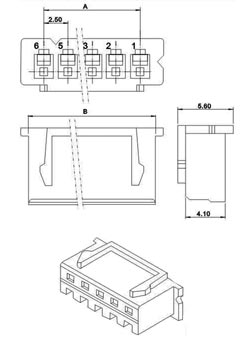 Разъем XH-08Y