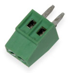 Screw terminal block WJEK<gtran/>254-2.54-02P-140-00A Green<gtran/>