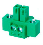 Detachable terminal block<gtran/> 15EDCKM-3.5-02P