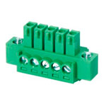 Detachable terminal block<gtran/> 15EDCKM-3.5-05P