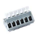 Screwless terminal block WJ243A-5.0-06P-11A-00A Серый