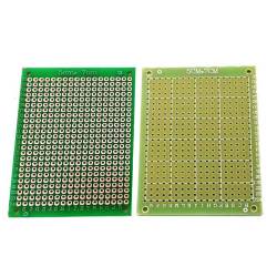 Single-sided board  mock 5cmX7cmX1.6mm pitch 2.54mm mask one-sided