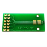 Плата макетна<gtran/> FPC double row 12pin крок 0.4мм на виведення 2.54мм<gtran/>