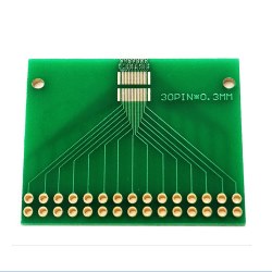 Prototype board FPC double row 30pin 0.3mm pitch to 2.54mm pins