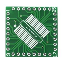 Плата друкарська переходник QFP32/SSOP32-DIP шаг 0.8мм