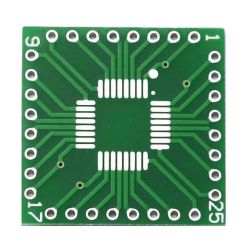 Плата друкарська переходник QFP32/SSOP32-DIP шаг 0.8мм