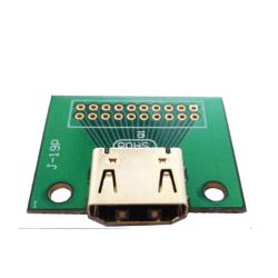 Printed board with connector HDMI 19pin J-19P