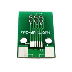 Плата печатная с разъемом FFC/FPC-6P шаг 0.5mm