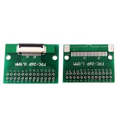 Printed board with connector FFC/FPC-26P pitch 0.5mm