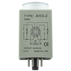 Time relay AH3-2 (6 hours) 220V AC