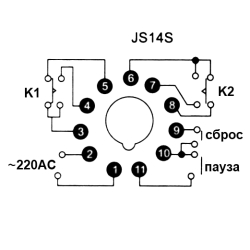 Time relay JS14S