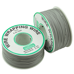 Installation wire 30 AWG solid gray on 250m reel