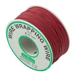 Installation wire 30 AWG solid red on a 250m reel