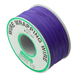 Installation wire 30 AWG solid purple on 250m reel