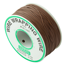 Installation wire 30AWG solid brown on 250m reel