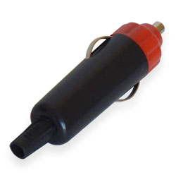 Cigarette lighter plug, red, no petal