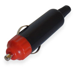 Cigarette lighter plug, red, no petal