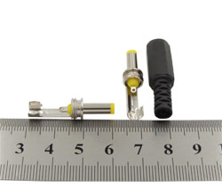 Штекер живлення 4.8/1.7мм L=10.5мм HM-076 пластик