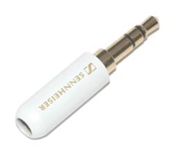 Штекер на кабель Sennheiser 3-pin 3.5mm емаль Білий, тип Би