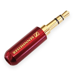 Plug to cable  Sennheiser 3-pin 3.5mm enamel Red, type B