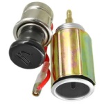 Автомобильное монтажное cigarette lighter socket, metal body, with lighter<gtran/>