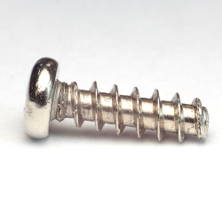 Screw 4x6mm round head nickel plated