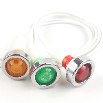 Signal indicator XD10-7W-LED L=200mm 12V Yellow