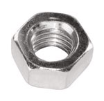 Nickel plated nut M10 hex m=8mm