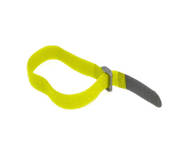  Compression cable tie  Velcro YELLOW 200x20mm with buckle