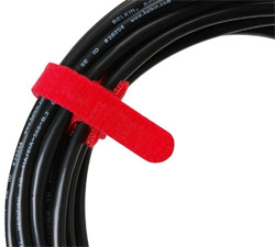  Cable tie  Velcro RED 150x10mm without buckle