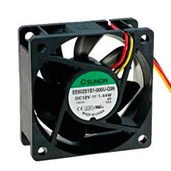 Fan 60x60x25mm 12V EE60251B1-G99 (3 wires)