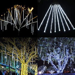 LED garland Meteor light tubes white