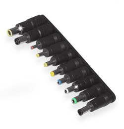  Set of adapters from 5.5/2.1 to 10 connectors