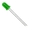 5mm LED  Green matt 200-400 mCd LTL-504KGGT