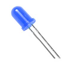 5mm LED  Matt blue 4000-6000 mcd 460-465mcd 3-3.2V