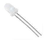 5mm LED<gtran/> White diffuse 4000-6000 mcd<gtran/>