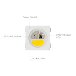 Светодиод SMD 5050 SK6812RGBW-NW