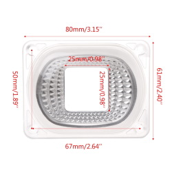 Reflector for COB LEDs waterproof